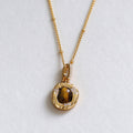 Tiger Eye Pendant Necklace - DippedShop Wholesale - #8435