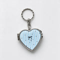 Heart Polka Dot Keychain - DippedShop Wholesale - #3507
