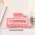 Hollow Square Hair Claw - DippedShop Wholesale - #0435