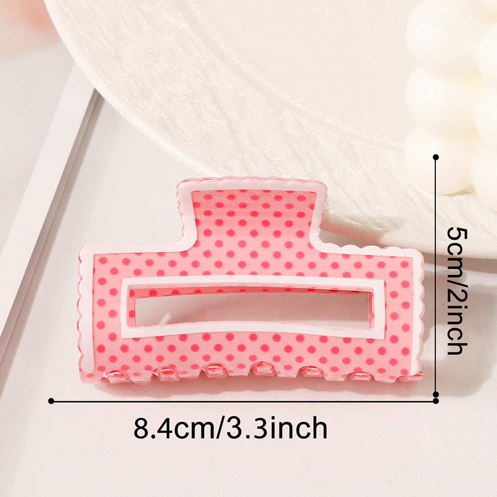 Hollow Square Hair Claw - DippedShop Wholesale - #0435