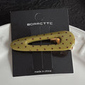 Vintage Polka Dots Hollow Acetate Hair Clip 8AS6HCP396L