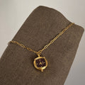 Square Analog Quartz Necklace Watch - DippedShop Wholesale - #9523