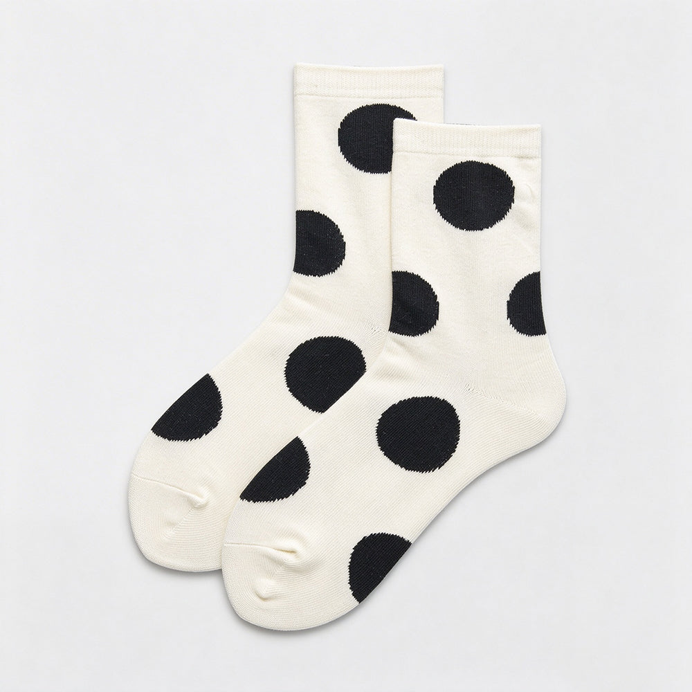 Polka Dot Crew Socks - DippedShop Wholesale - #9379