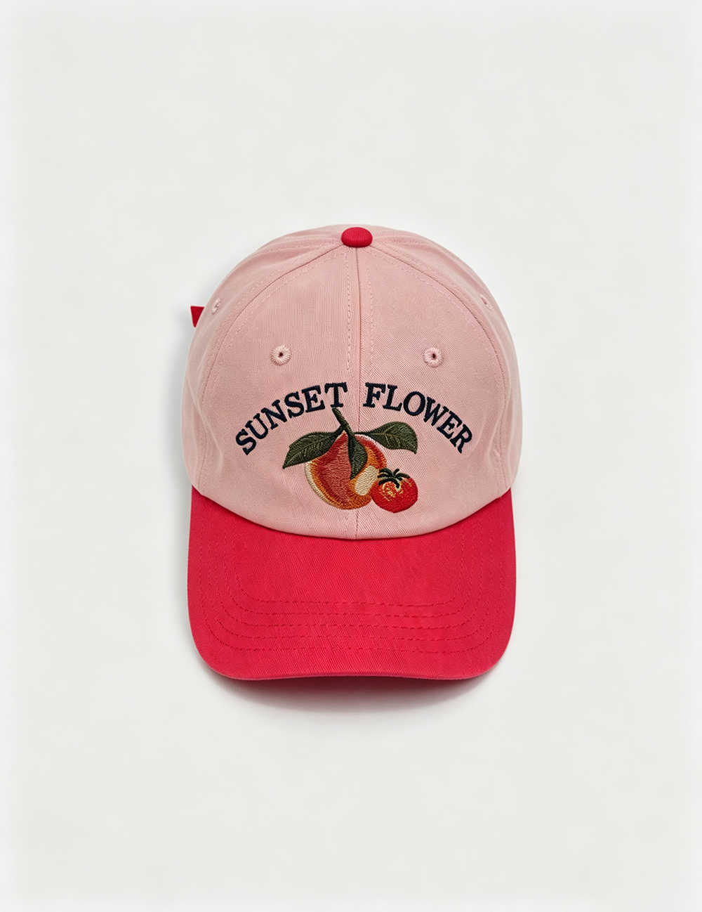 Color Block Litchi Embroideried Lightweight Baseball Caps MK2COW6W6HAT203