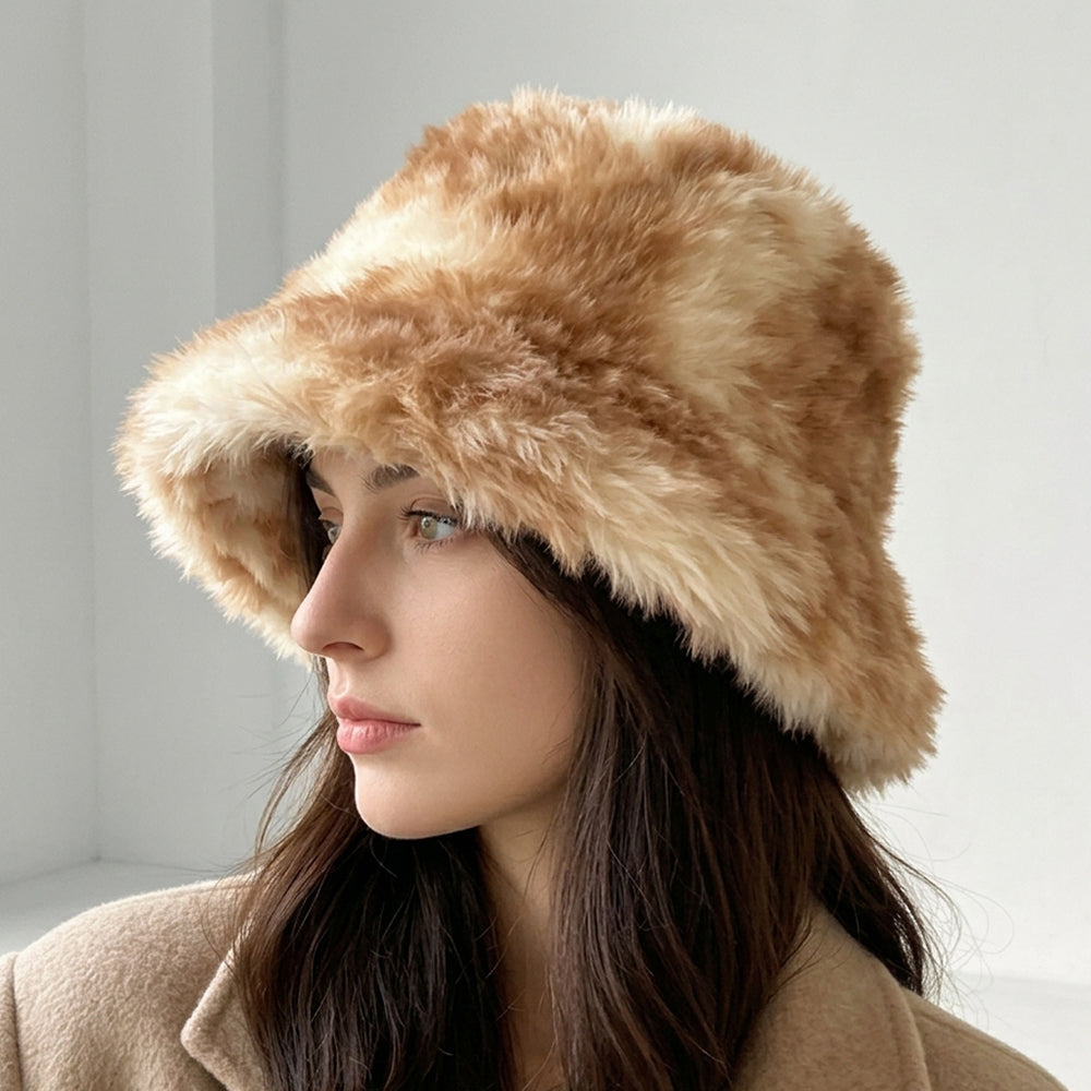 Faux Fur Bucket Hat - DippedShop Wholesale - #4499