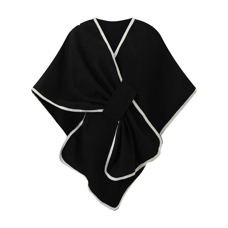 Shawl Wrap Poncho Sweater - DippedShop Wholesale - #3763