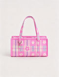 Minimalist Square Plaid Nylon Shoulder Bag 6W10BBG2131