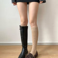 Slouchy Knee High Cotton Boot Stocking Socks 6W8FSO851