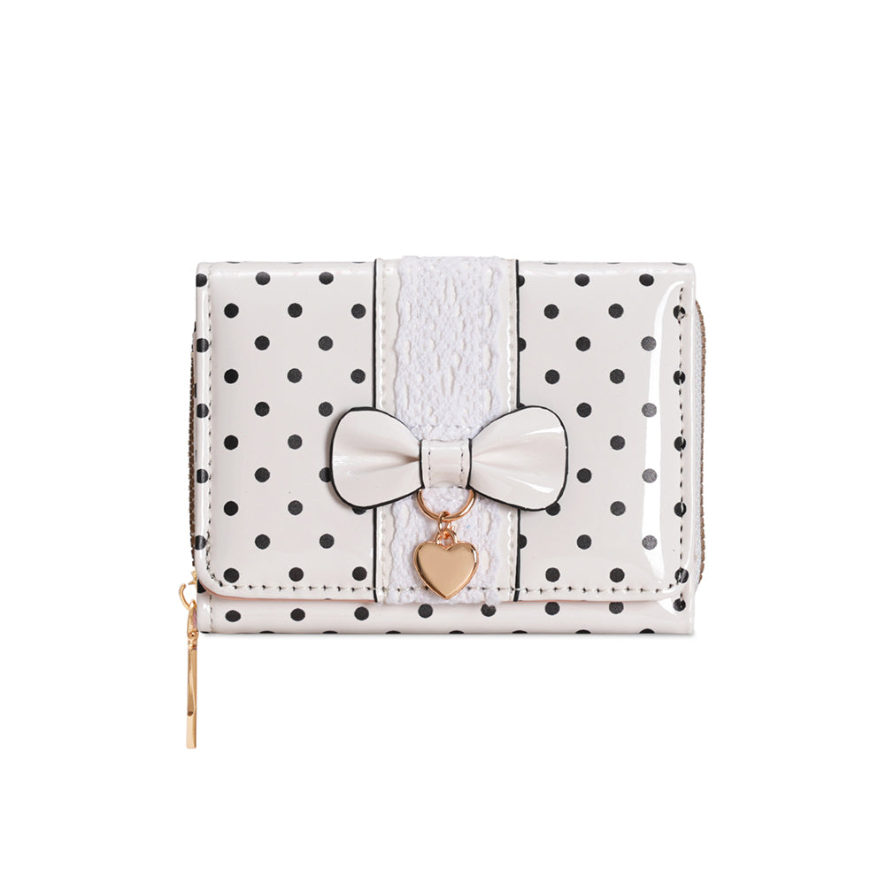 Polka Dot Trifold Wallet - DippedShop Wholesale - #8483