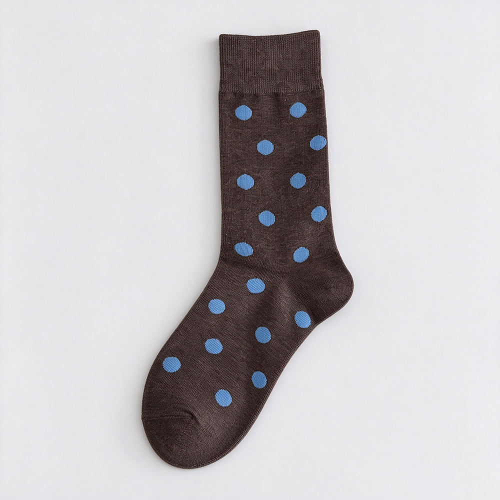 Polka Dot Diamond Mid-Calf Socks - DippedShop Wholesale - #2259