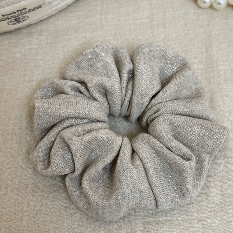 Minimalist Solid Color Hair Scrunchies 6W6HSR386