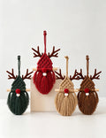 Handwoven Christmas Reindeer Ornament - DippedShop Wholesale - #0579
