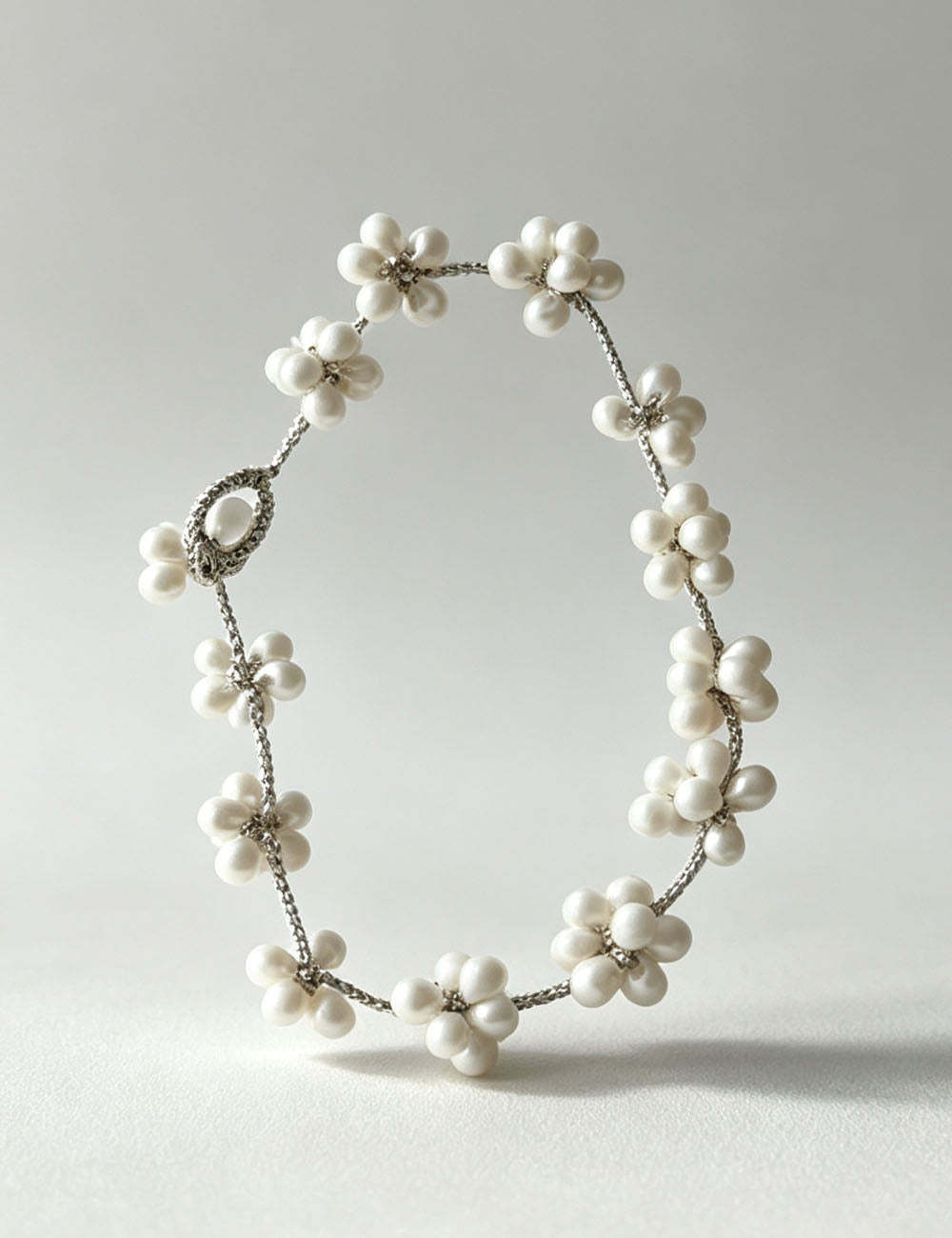 Flower Ball Beaded Bracelet - DippedShop Wholesale - #9043