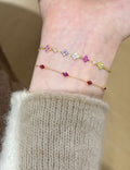 Stylish Gold Plated Diamond Chain Bracelets 6W6JBR482