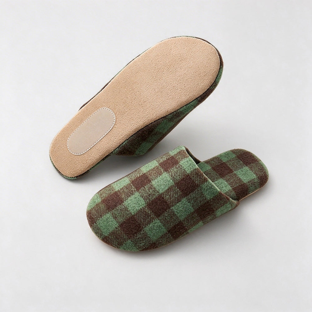 Minimalist Soft Thermal Quiet Non-Slip Indoor Slippers 6W8FSP290