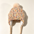 Dopamine Colorful Angora Knit Trapper Hat 6W6HAT656