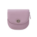 Elegant Zip Solid Color Leather Short Wallet 6W10BWB361