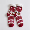 Deer Jacquard Thick Socks - DippedShop Wholesale - #6083