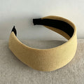 Simple Solid Color Non-Slip Wide Headband 6W6HBD297