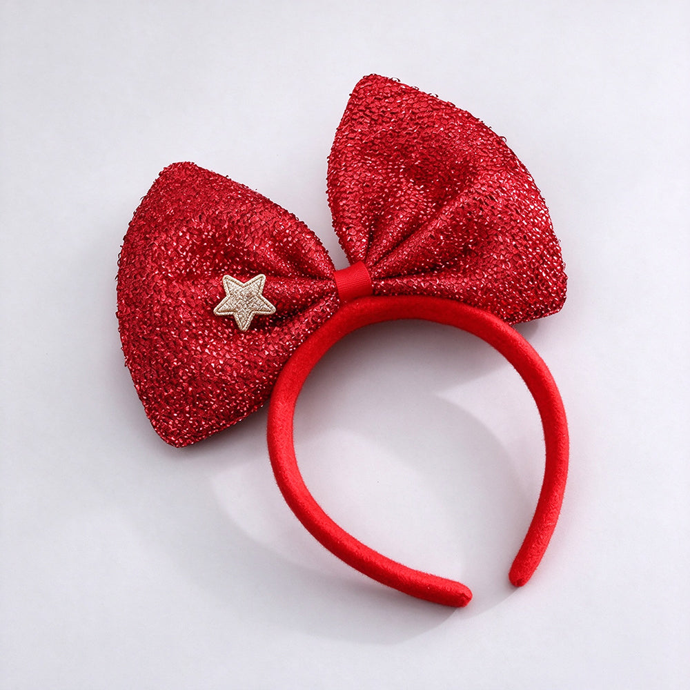 Glitter Sequin Bow Headband - DippedShop Wholesale - #0675