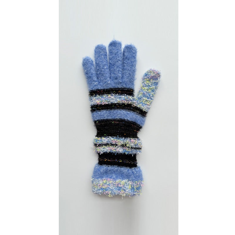 Stylish Color Block Splice Warm Gloves 6W6GLO90