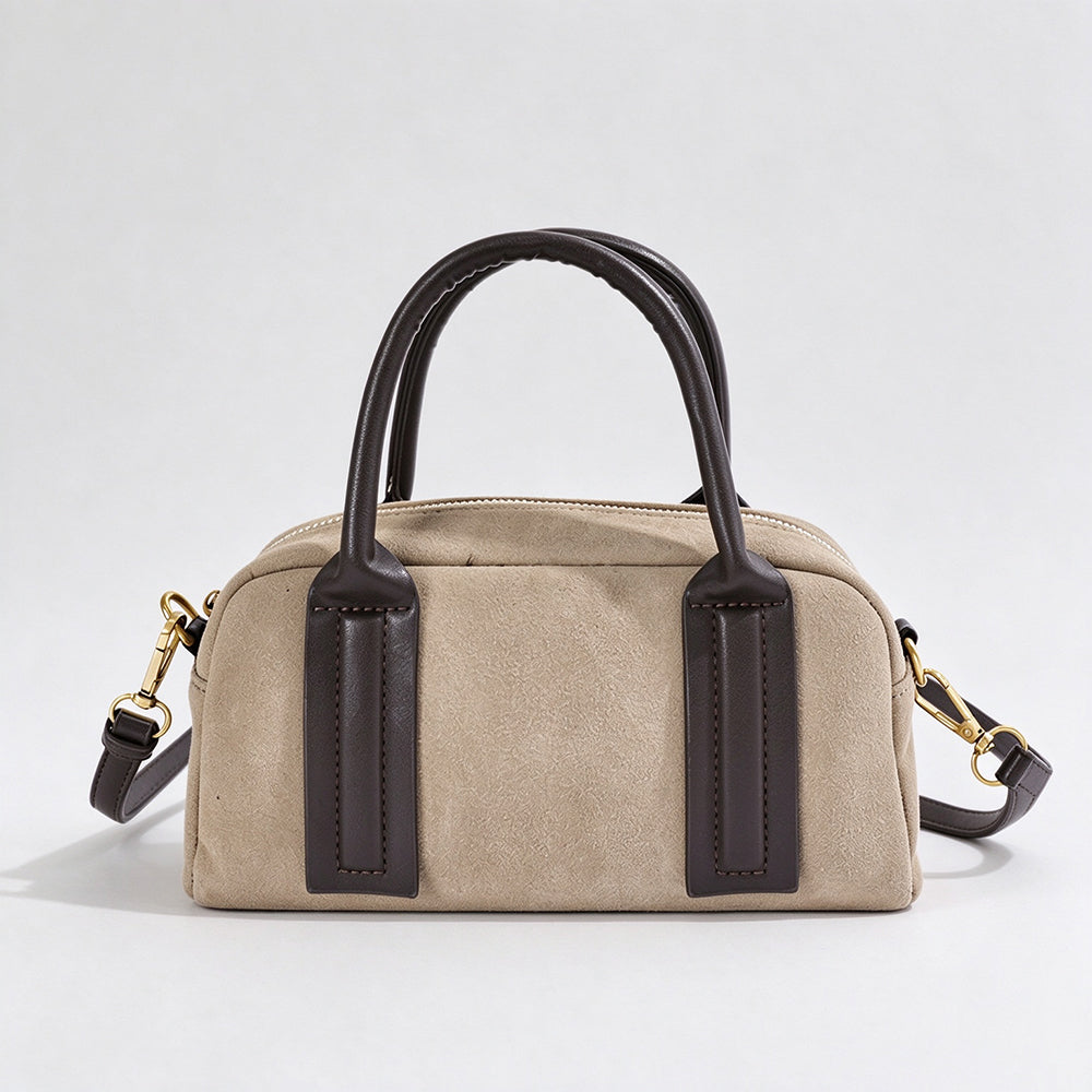 Trendy Faux Suede Boston Crossbody Bag 6W10BBG2477