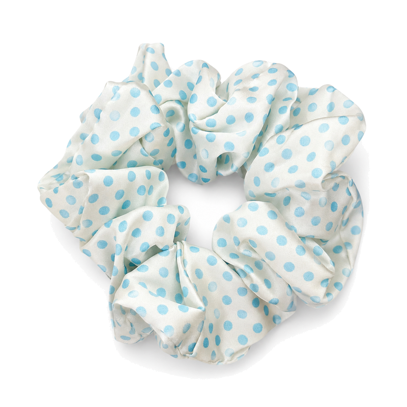 Vintage Polka Dots Print Elastic Scrunchies 6W6HSR335