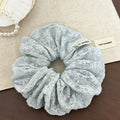 Simple Solid Color Hollow Out Elastic Scrunchies 6W6HSR384