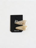 Retro Teardrop Duckbill Mini Hair Clip 6W6HCP1260