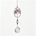 Purple Stone Tree of Life Crystal Sun Catcher 6H7HLS169
