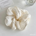 Pearlescent Chiffon Ruffled Hair Scrunchie MK2BW6W6HSR42