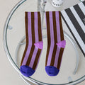 Striped Breathable Socks - DippedShop Wholesale - #6435