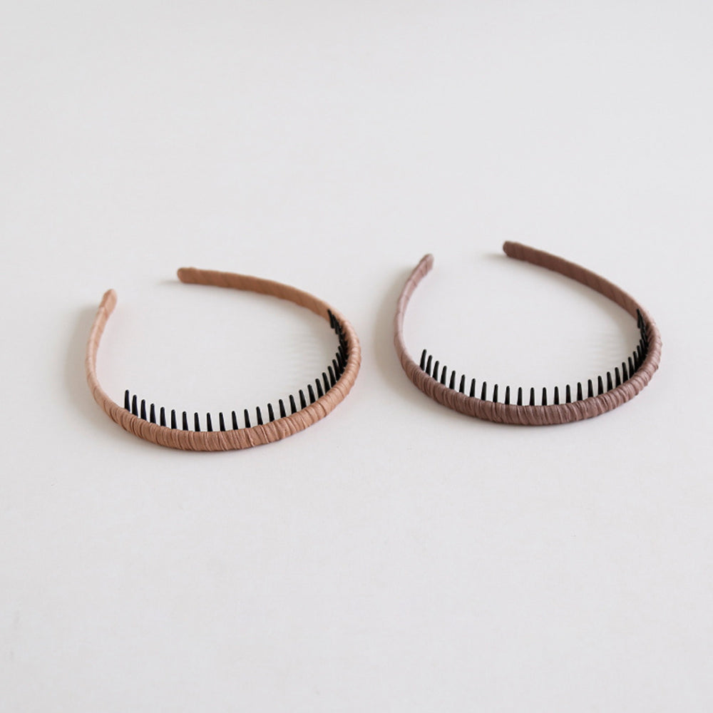 Cute Solid Color Non-Slip Tooth Headband 6W6HBD370