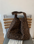 Retro Leopard Suede Large Capacity Shoulder Bags 6S10BBG1552