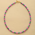 Beaded Choker Necklace - DippedShop Wholesale - #9427