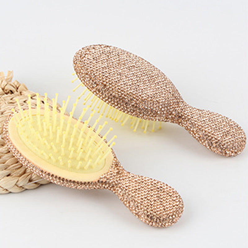 Mini Rhinestone Portable Cushion Hair Comb 6C5CB162