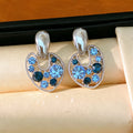 Elegant Rhinestones Hollow Drop Earrings 6W6JER797