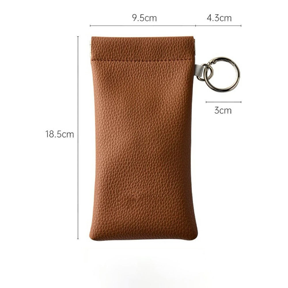 Minimalist Leather Portable Sunglasses Case MK2BLC6W13HSY45