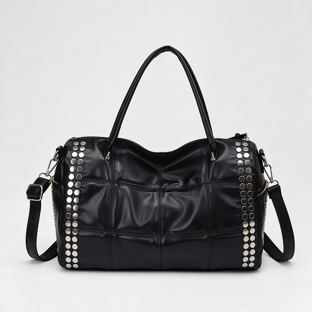 Vintage Punk Quilted Large Capacity - DippedShop Wholesale - #6963
