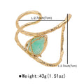 Geometric Teardrop Dangle Earrings - DippedShop Wholesale - #2211
