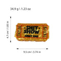 Letter Print Hair Claw - DippedShop Wholesale - #9811