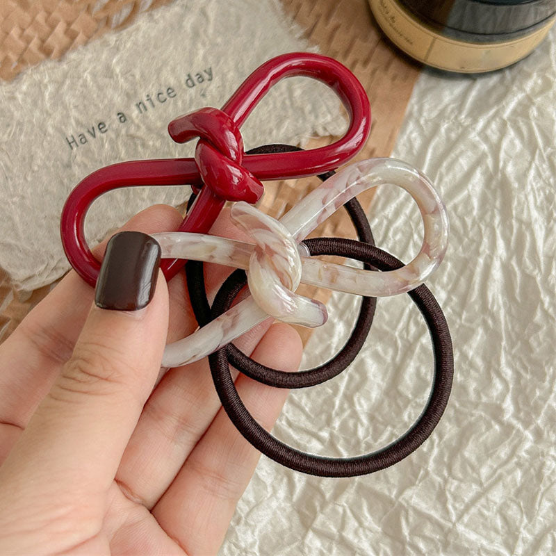 Cute Bowknot Acetate High Stretchy Hair Tie MK2BW6W6HHT08