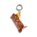 Cute Striped Puppy Mini Acetate Hair Combs MK2PPM6CT5CB65
