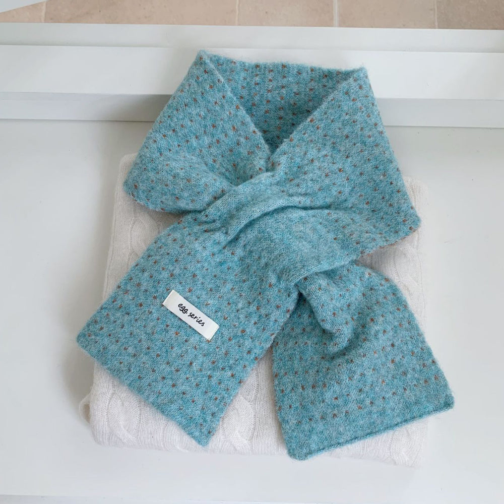 Polka Dot Knit Scarf - DippedShop Wholesale - #0515