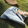 Light Wash Denim Shoulder Tote Bag 10BBG2372