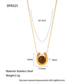 Tiger Eye Pendant Necklace - DippedShop Wholesale - #6467