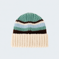 Stylish Color Block Striped Knit Beanie Hat 6W6HAT668