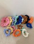 Dopamine Solid Color Cotton Elastic Scrunchies MK2BW6W6HSR56