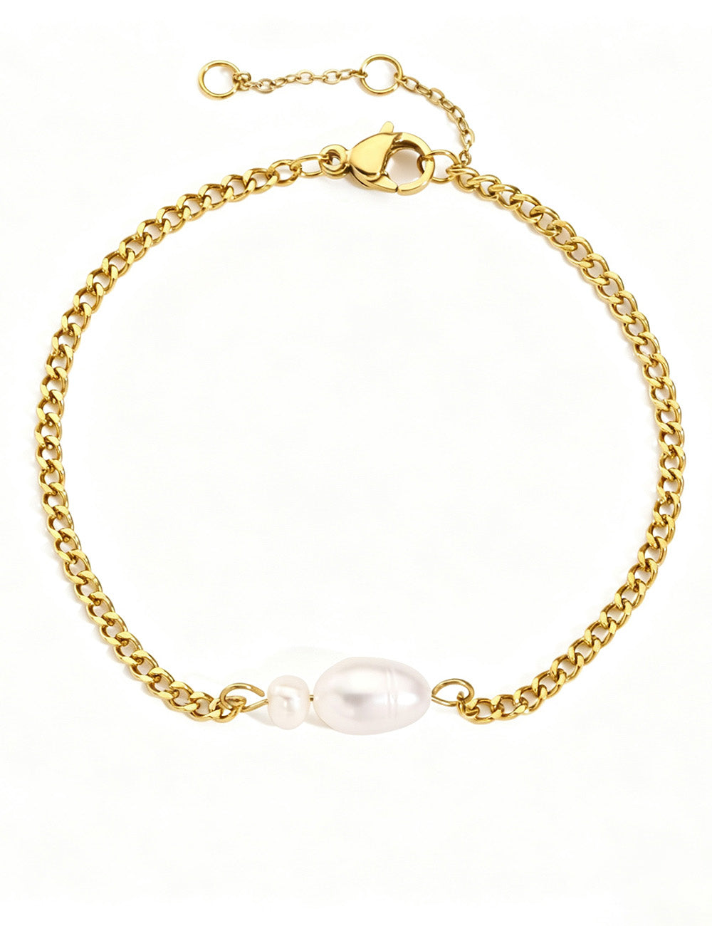 Pearl Chain Bracelet - DippedShop Wholesale - #7875