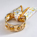 Chunky Gold Hammered Hollow Cuff Scarf Bracelet 6W6JBR746